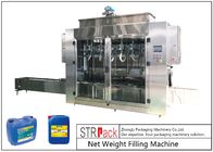 5-25L Jerry Can Filling Machine ، آلة تعبئة الوزن الصافي لزيت التشحيم 1200 B / H