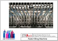 آلة تعبئة المعجون الأوتوماتيكية بالتحكم PLC لصابون / غسول / شامبو سائل 250 مل -5 لتر