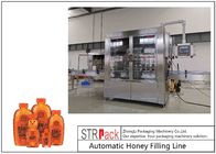 PLC Control Honey Jar Filling Line خط تعبئة السوائل الأوتوماتيكي GMP القياسي