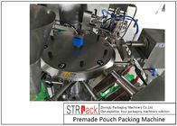 منظفات الغسيل والصابون السائل Doypack Standup Pouch Packaging Filling Sealing Packing Machine for Liquid Product