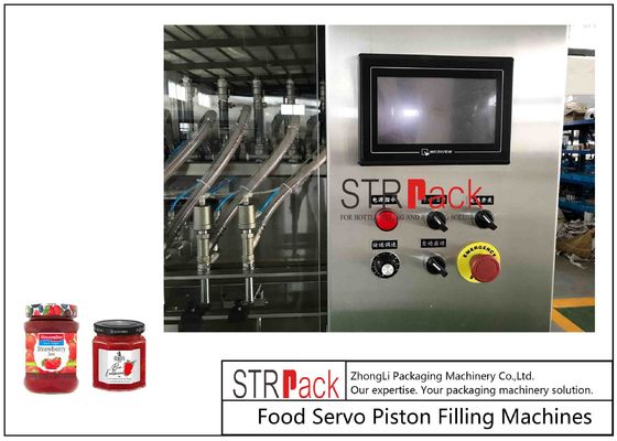 آلة تعبئة صلصة المربى بالكاتشب 4500B / H 1000ml من الفولاذ المقاوم للصدأ