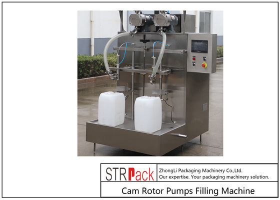 SUS316L برأسين كام آلة تعبئة مضخات الدوار للعجينة المقطوعة