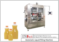 آلة تعبئة السوائل متعددة الوظائف المخصصة للعصير / الربيع / اللصق مع تحكم PLC