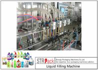 آلة تعبئة سائل عامل التنظيف الأوتوماتيكي 12 فوهة لآلة الملء الأوتوماتيكية ذات الوقت 30 مل -5 لتر