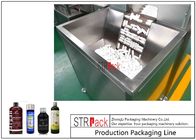 آلة تعبئة الزجاجات منخفضة الضوضاء خط زجاجة بلاستيكية Unscrambler للأغذية / زجاجة الدواء