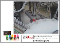 10ml-100ml E-Liquid زجاجة تعبئة آلة السد وخط تعبئة العلامات مع مضخة المكبس