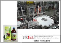 خط تعبئة زجاجة سائل الطب البيطري / خط آلة تعبئة سائل الزجاجة